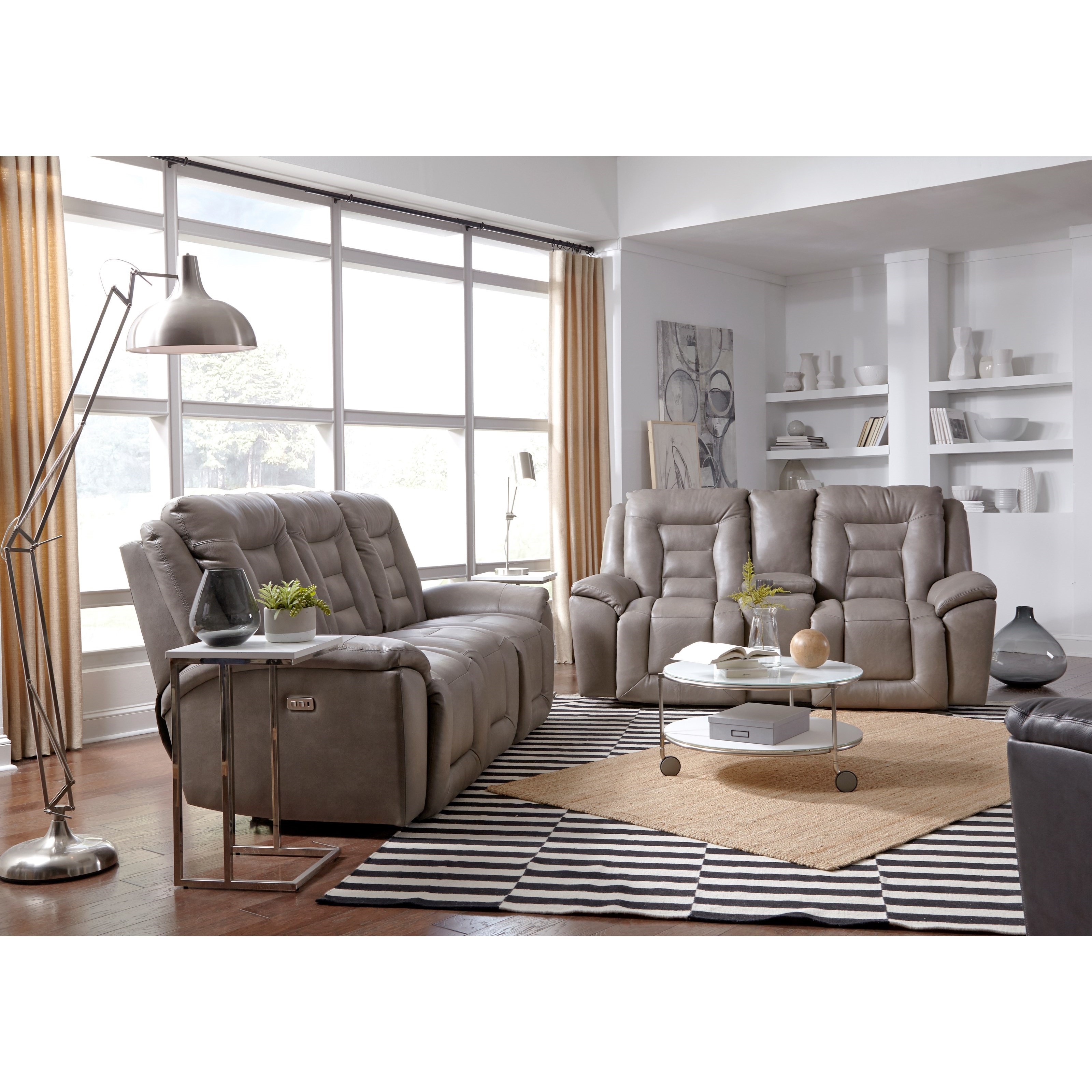 Southern Motion Grid Iron 722 Living Room Group 1 Power Reclining